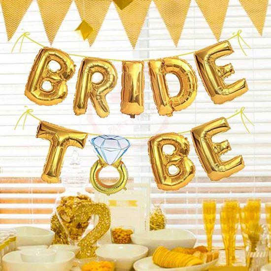 Obrazek z Zestaw balonów - Bride to be
