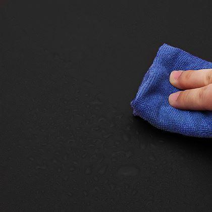 Obrazek z Premiumowa podkładka pod mysz i klawiaturę ze skóry ekologicznej 80x40 cm - różowy