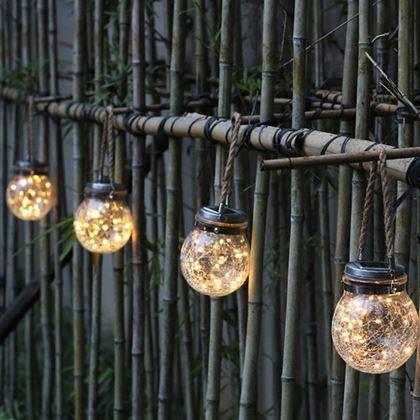 Obrazek z Solarny lampion ogrodowy