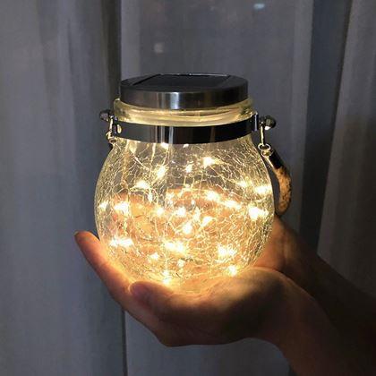 Obrazek z Solarny lampion ogrodowy