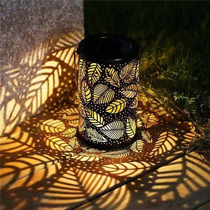 Obraz Solarny ogrodowy LED lampion cieniowy