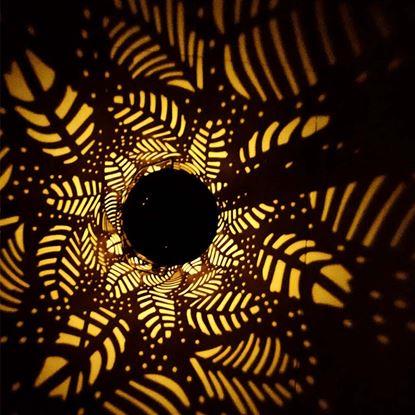 Obraz Solarny ogrodowy LED lampion cieniowy