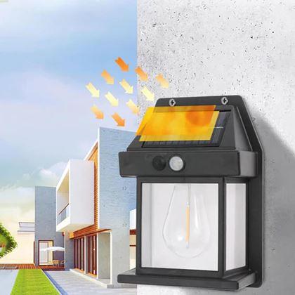 Obrazek z Ścienna lampa solarna z czujnikiem ruchu