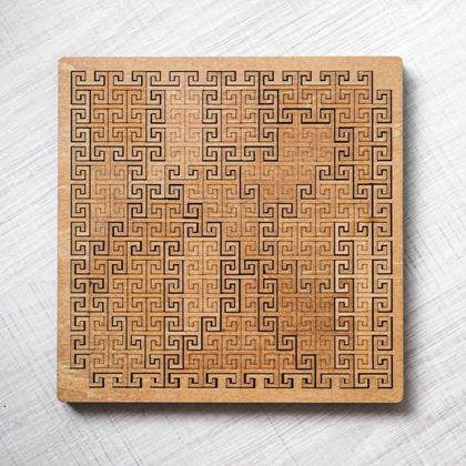 Obrazek z Drewniane puzzle labirynt