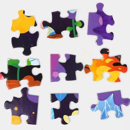 Obrazek z Świecące w ciemności puzzle dla dzieci 96 elementów - dinozaury