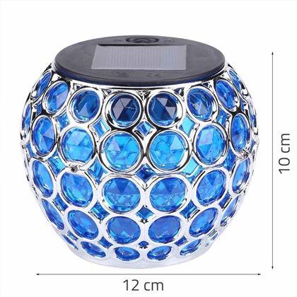 Obrazek z Kolorowa lampa solarna  - różowa