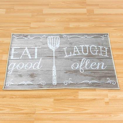 Obrazek z Mata antypoślizgowa 90x60 cm - Eat Good, Laugh Often