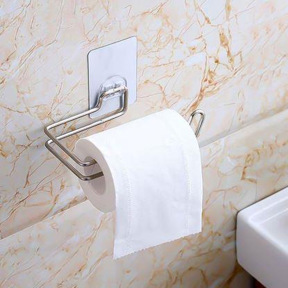 Obraz Uchwyt na papier toaletowy ze stali nierdzewnej