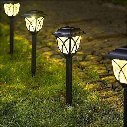 Obrazek z Zestaw 2 lamp solarnych LED do ogrodu