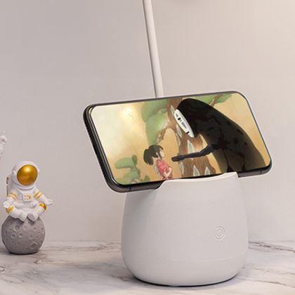 Obrazek z Lampka dotykowa ze stojakiem na telefon