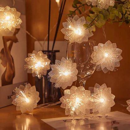 Obrazek z Girlanda LED - kwiaty