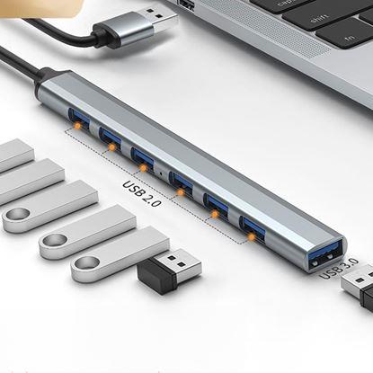 Obraz Adapter wieloportowy USB 7 w 1