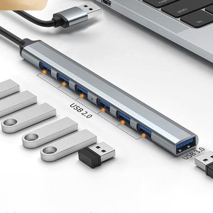 Obrazek z Adapter wieloportowy USB 7 w 1
