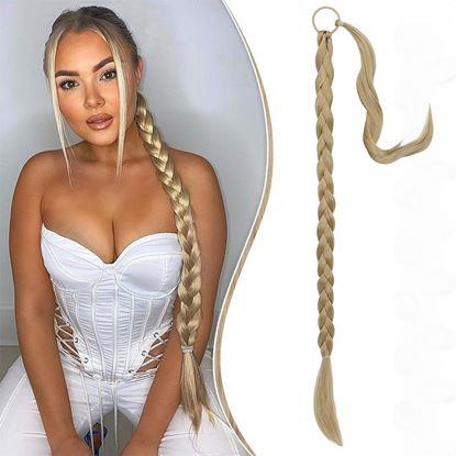 Obraz Doczepiany warkocz do włosów 85 cm