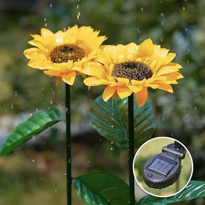 Obrazek z Solarna lampa dekoracyjna – słonecznik
