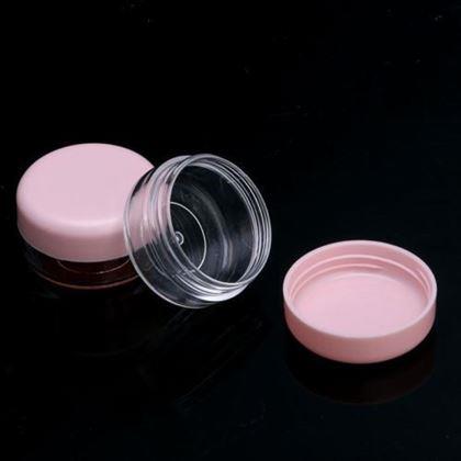 Obrazek z Zestaw podróżnych buteleczek na kosmetyki w kosmetyczce do samolotu 50 ml