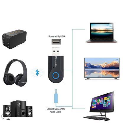 Obrazek z Bluetooth nadajnik audio, USB i JACK 3,5 mm
