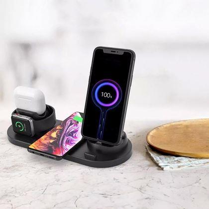 Obrazek z Stacja do ładowania urządzeń smart 7w1