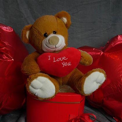 Obrazek z Pluszowy miś – Kocham Cię/I Love You