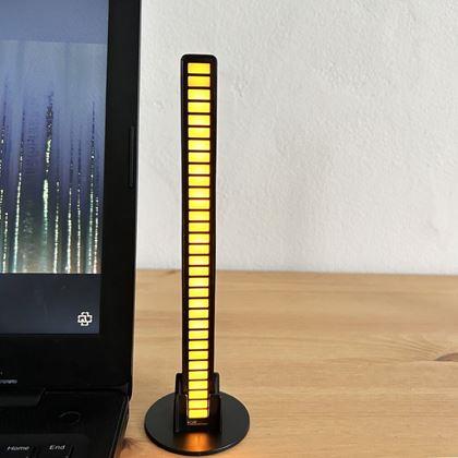 Obrazek z Panel świetlny LED reagujący na dźwięk  -  czarne