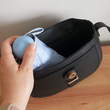 Obrazek z Mini składany parasol z etui - Niebieski