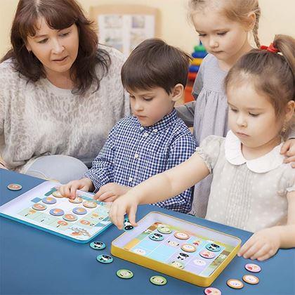 Obrazek z Sudoku dla dzieci - zwierzątka morskie