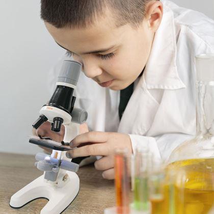 Obrazek z Edukacyjny mikroskop dla dzieci w zestawie z akcesoriami