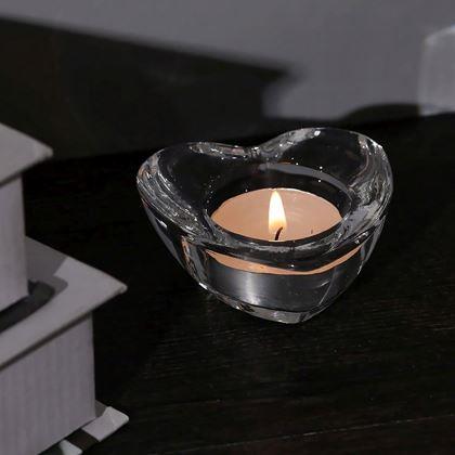 Obrazek z Szklany świecznik na tealight