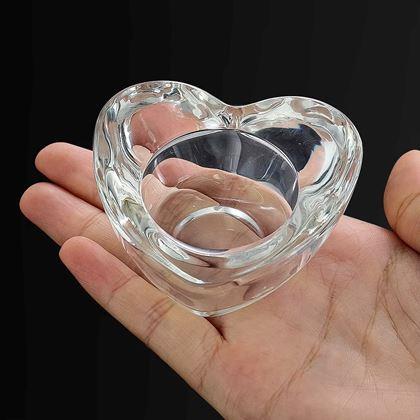 Obrazek z Szklany świecznik na tealight