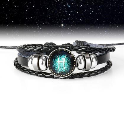 Obrazek z Bransoletka z znakiem zodiaku - Ryby