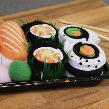 Obraz Wesołe skarpetki - sushi