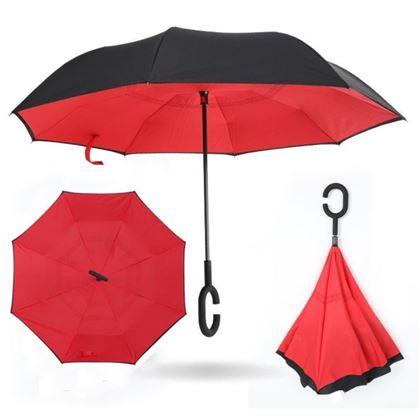 Obrazek z Odwrócony parasol  -  czerwony