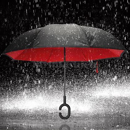 Obrazek z Odwrócony parasol  -  czerwony