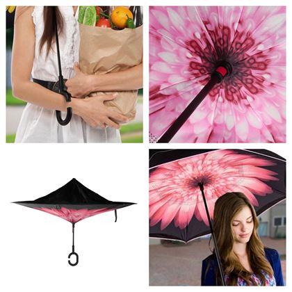 Obrazek z Odwrócony parasol  -  kwiat