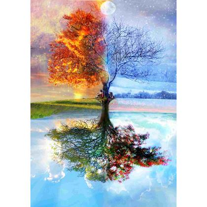 Obrazek z Haft diamentowy  -  drzewo