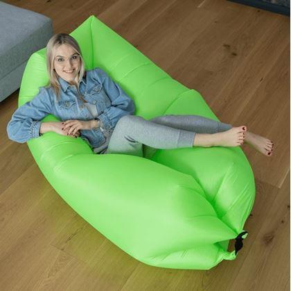 Obrazek z Nadmuchiwana Lazy Bag - dwuwarstwowa  -  zielona