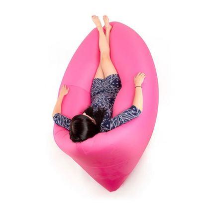 Obrazek z Nadmuchiwana Lazy Bag - dwuwarstwowa  -  różowa