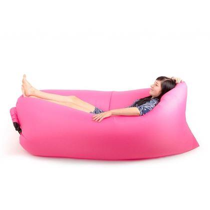 Obrazek z Nadmuchiwana Lazy Bag - dwuwarstwowa  -  różowa