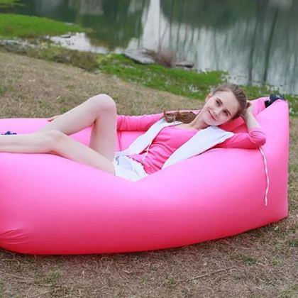 Obrazek z Nadmuchiwana Lazy Bag - dwuwarstwowa  -  różowa