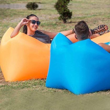 Obrazek z Nadmuchiwana Lazy Bag - dwuwarstwowa  -  zielona