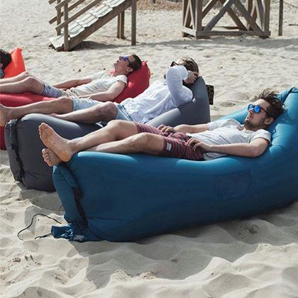 Obrazek z Nadmuchiwana Lazy Bag - dwuwarstwowa  -  zielona
