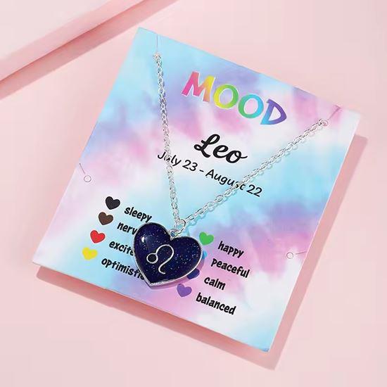 Obrazek z Naszyjnik z emocjami znaków zodiaku - lew