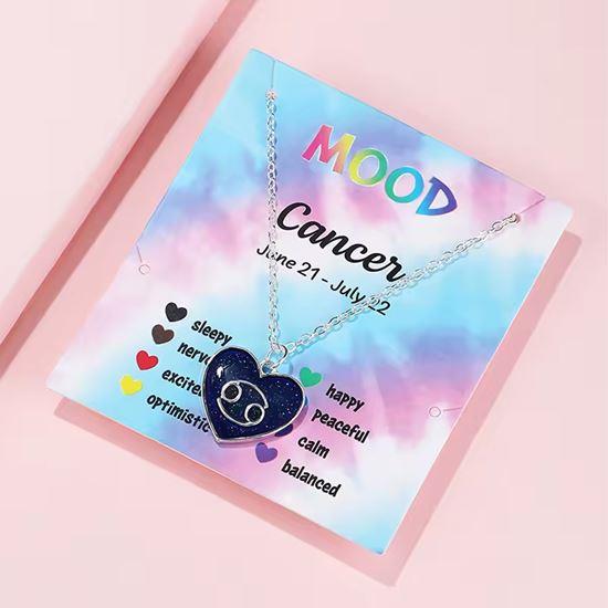 Obrazek z Naszyjnik z emocjami znaków zodiaku - rak
