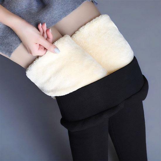 Obrazek z Zimowe termiczne legginsy - rozmiar M