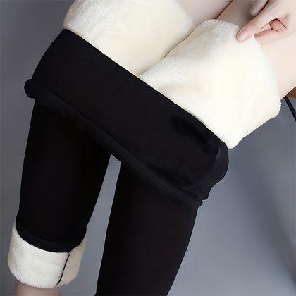 Obrazek z Zimowe termiczne legginsy - rozmiar M