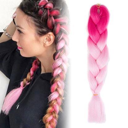 Obraz Włosy ombré clip-in
