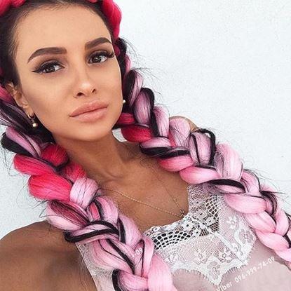 Obraz Włosy ombré clip-in