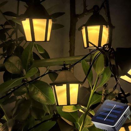 Obrazek z Solarny łańcuch LED - latarenki