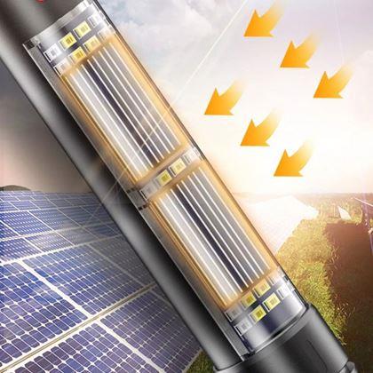 Obrazek z Latarka solarna LED z powerbankiem 8w1