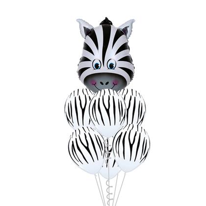 Obrazek z Wesołe baloniki 7 szt. -  zebra